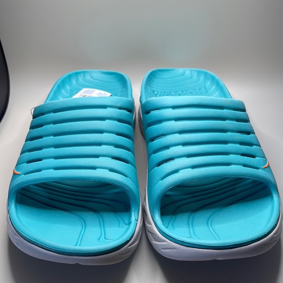 Hoka Shoes Hoka Recovery Slide Womens Turquoise Brand New Poshmark